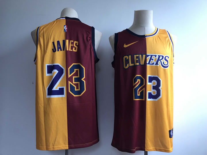 Cavaliers 23 Lebron James Burgundy Gold Split Nike Swingman Jersey,We sell and wholesale Cavaliers 23 Lebron James Burgundy Gold Split Nike Swingman Jersey on line form chian!